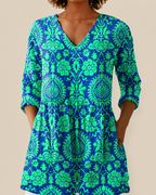 Romy - Blusa larga con estampado