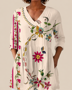 Aria - Blusa larga con estampado