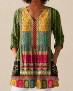 Nyla - Blusa larga con estampado