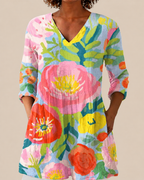 Ayra - Blusa larga con estampado
