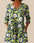 Talia - Blusa larga con estampado