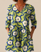 Talia - Blusa larga con estampado
