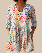 Noelle - Blusa larga con estampado