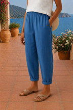 Maja - Pantalones de lino ligeros