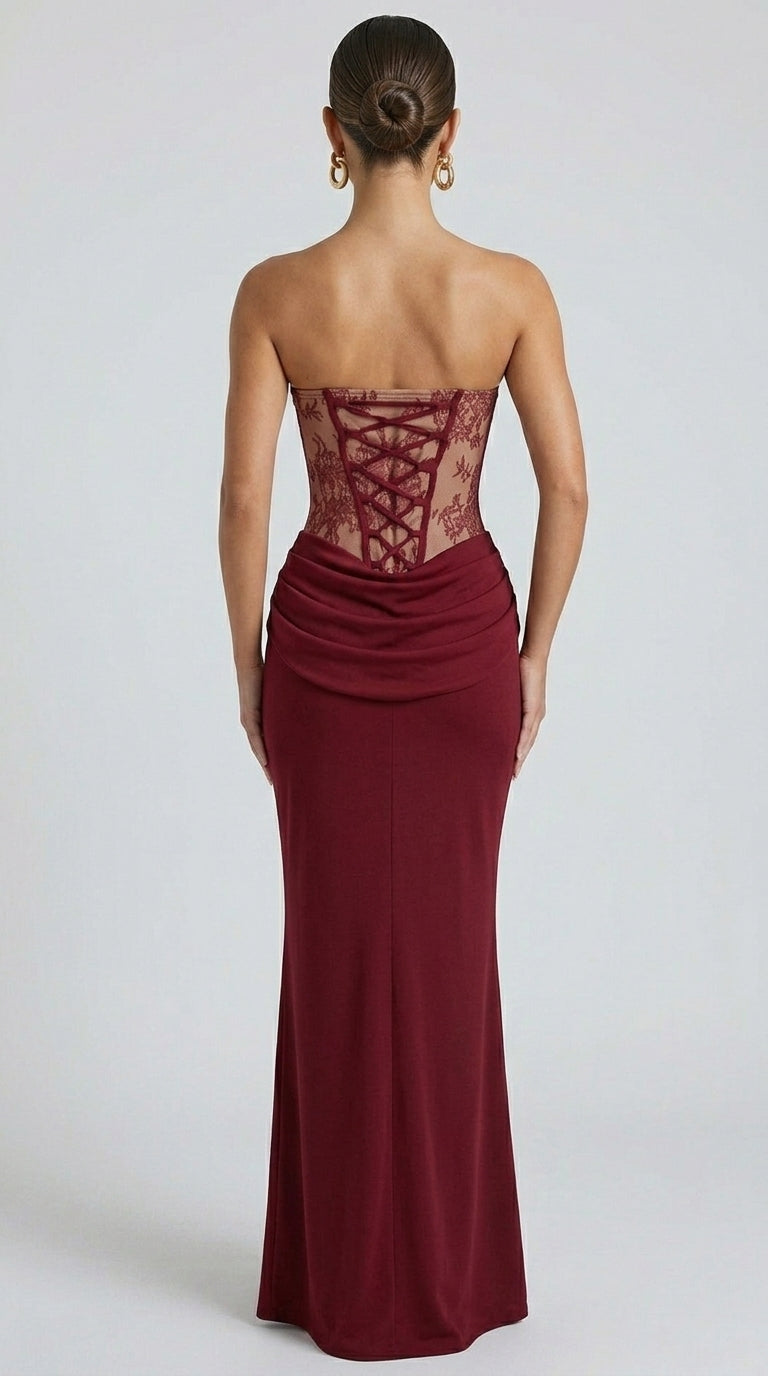 Valentina — Vestido Largo de Corsé