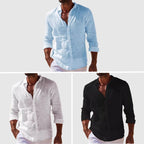 Elegante camisa de lino