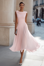 Emma — Vestido Midi Elegante de Ceremonia
