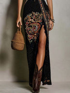 Fiora - Vestido largo de estilo boho
