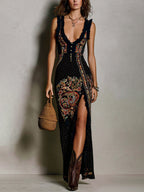 Fiora - Vestido largo de estilo boho