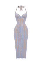 Rosa — Vestido Maxi con Corsé