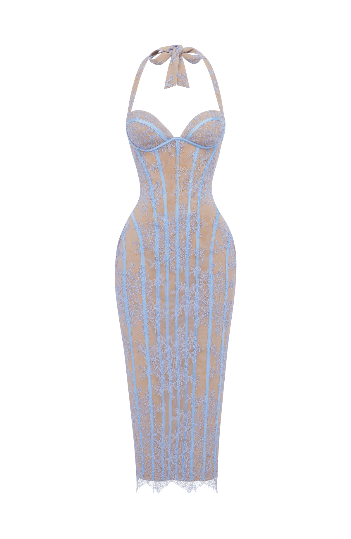 Rosa — Vestido Maxi con Corsé