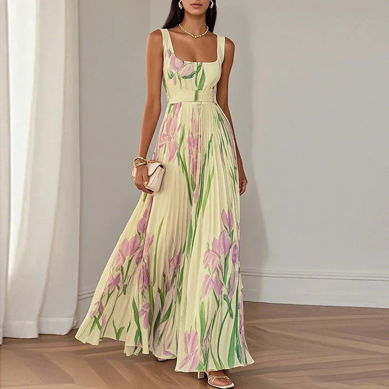 Oriah - Vestido largo con estampado floral