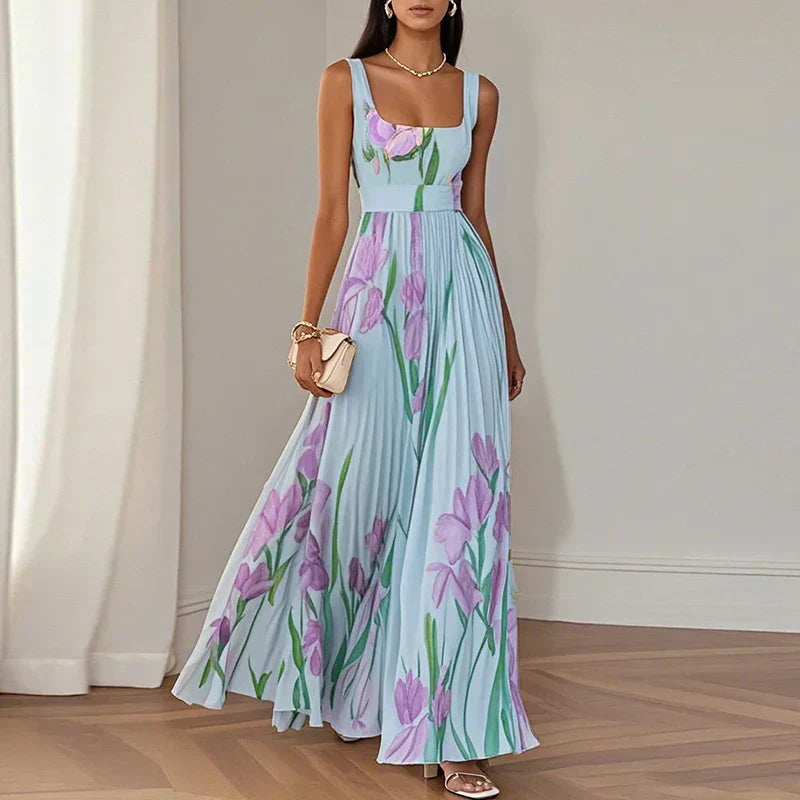 Oriah - Vestido largo con estampado floral
