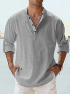 Cazel - Camisa de lino transpirable