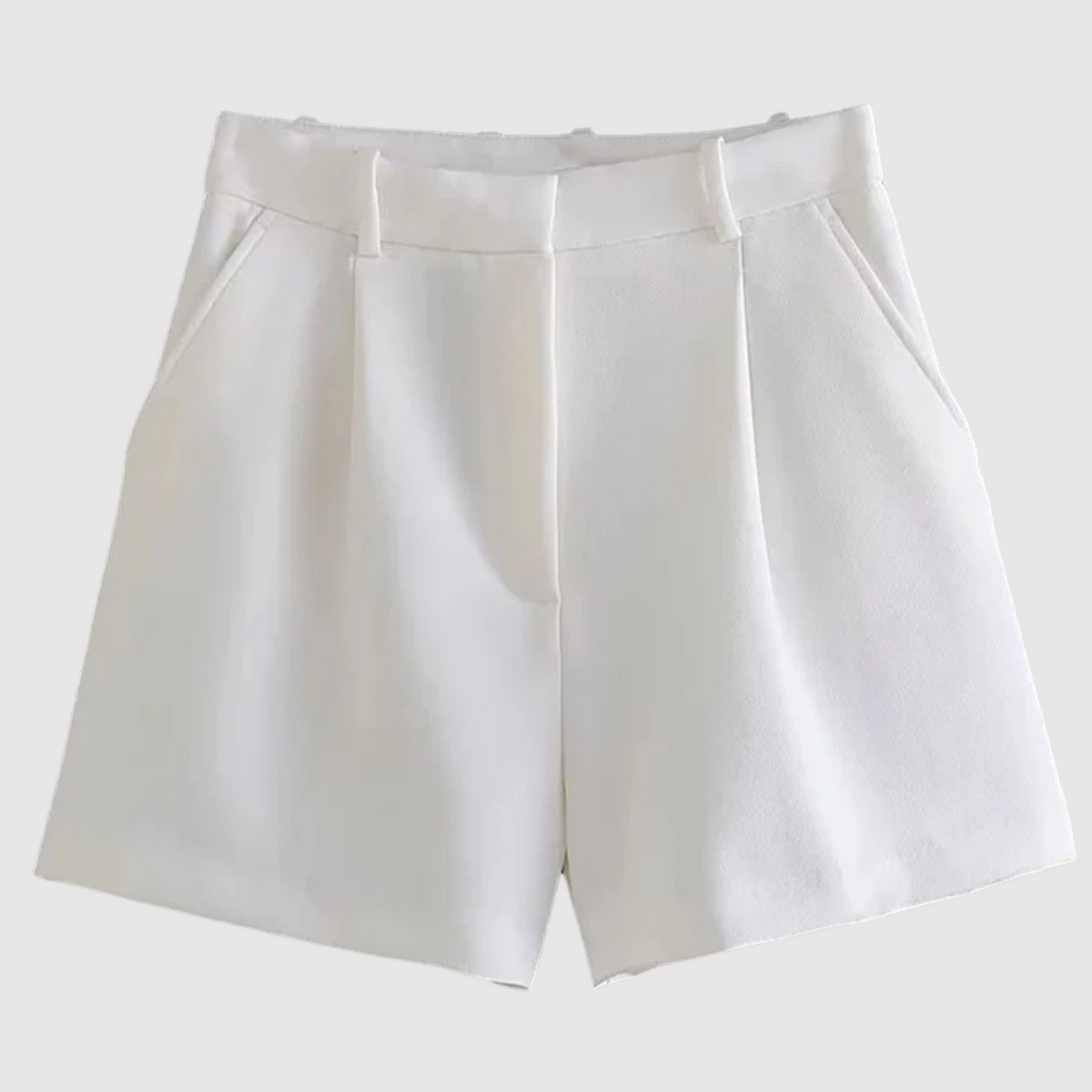 Nora — Shorts Talle Alto con Pinzas