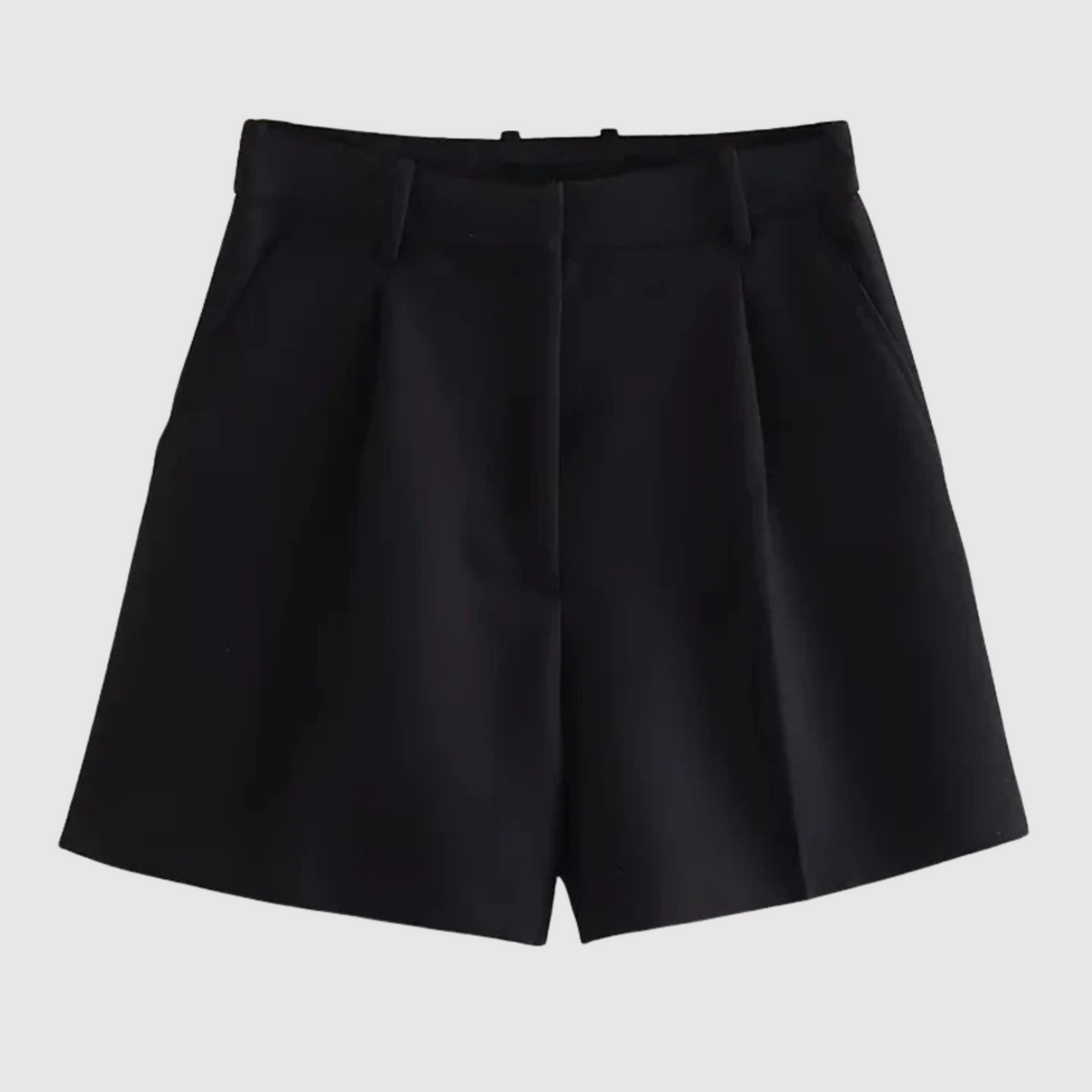 Nora — Shorts Talle Alto con Pinzas