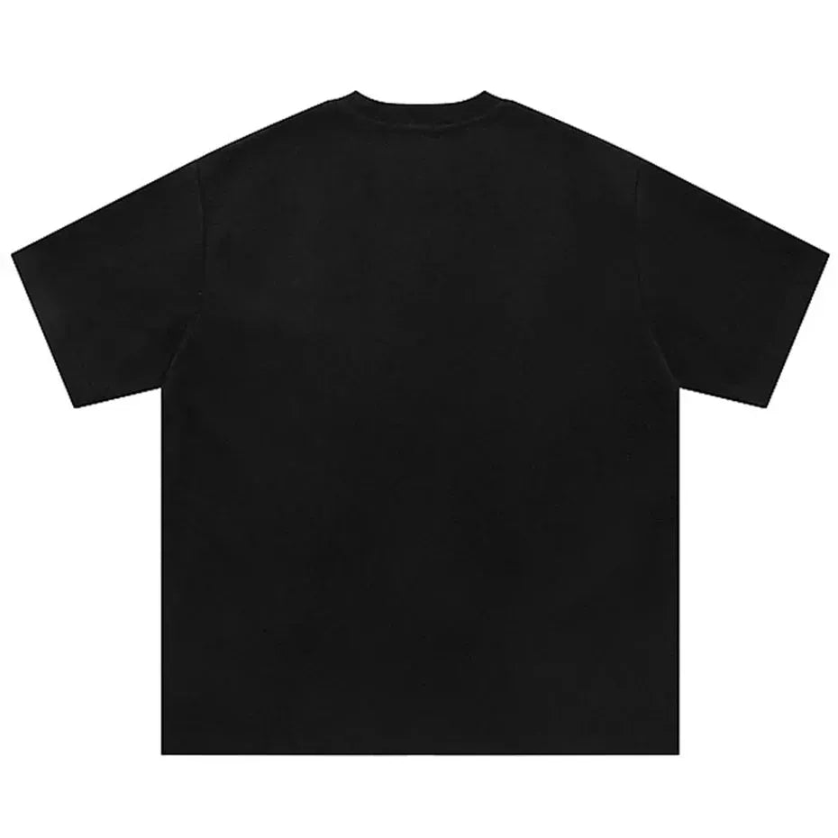 Nova — Camiseta Oversize Costuras Contraste