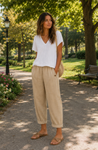 Maja - Pantalones de lino ligeros