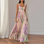 Oriah - Vestido largo con estampado floral