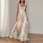 Oriah - Vestido largo con estampado floral