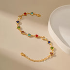 Pulsera única con forma de corazón