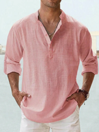 Cazel - Camisa de lino transpirable