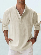 Cazel - Camisa de lino transpirable