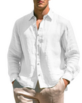 Juan - Camisa casual de lino