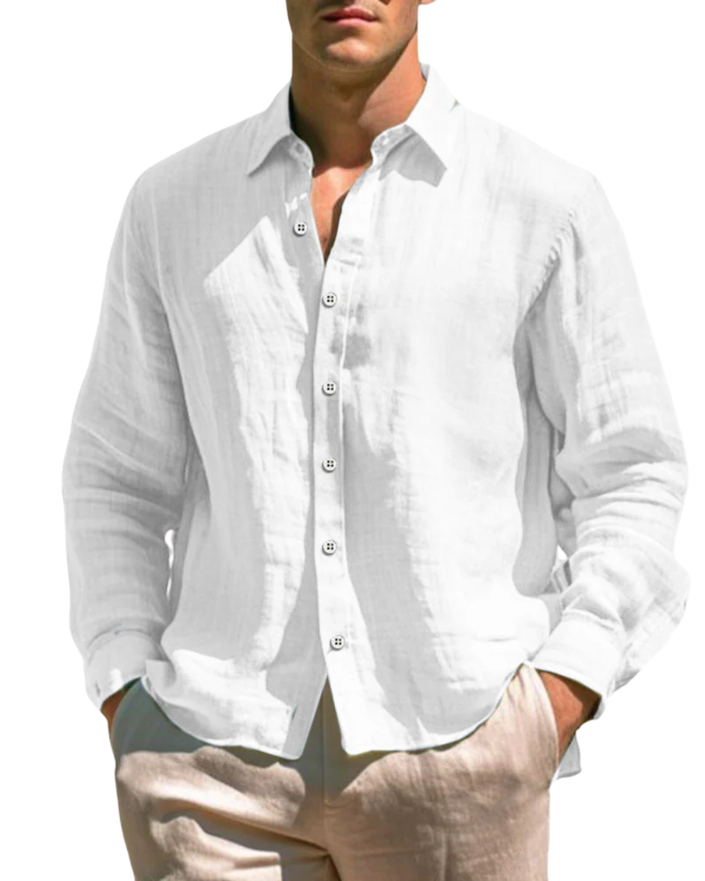 Juan - Camisa casual de lino