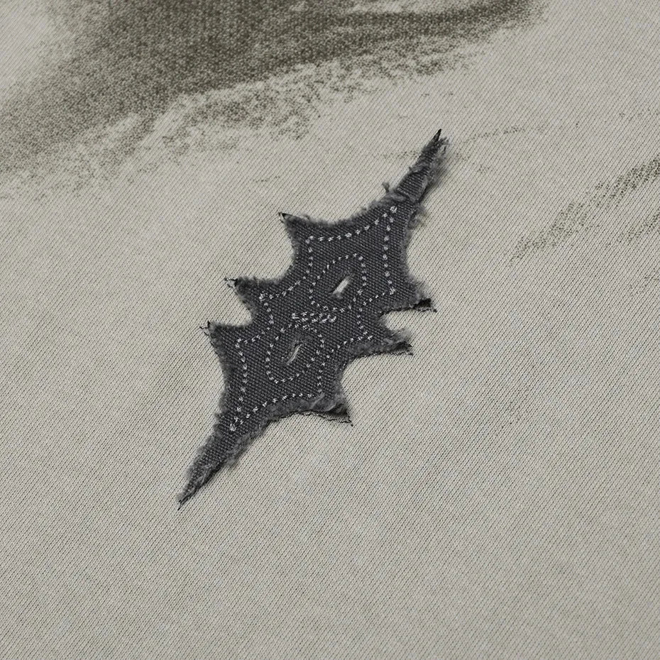 Spectral — Camiseta Oversize Tie-Dye Grunge