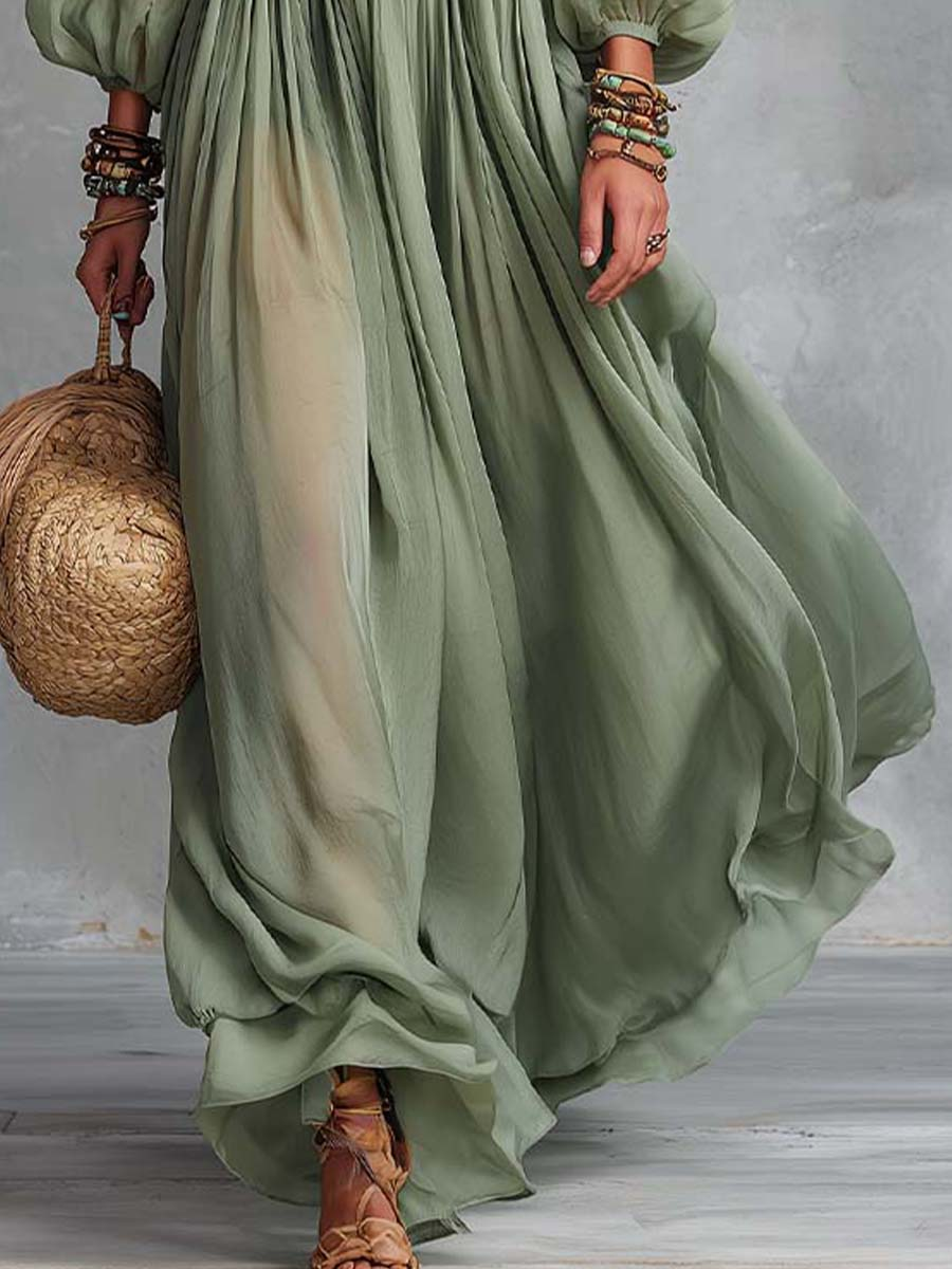 Élodine - Vestido Maxi Bohemio