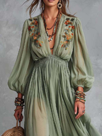 Élodine - Vestido Maxi Bohemio