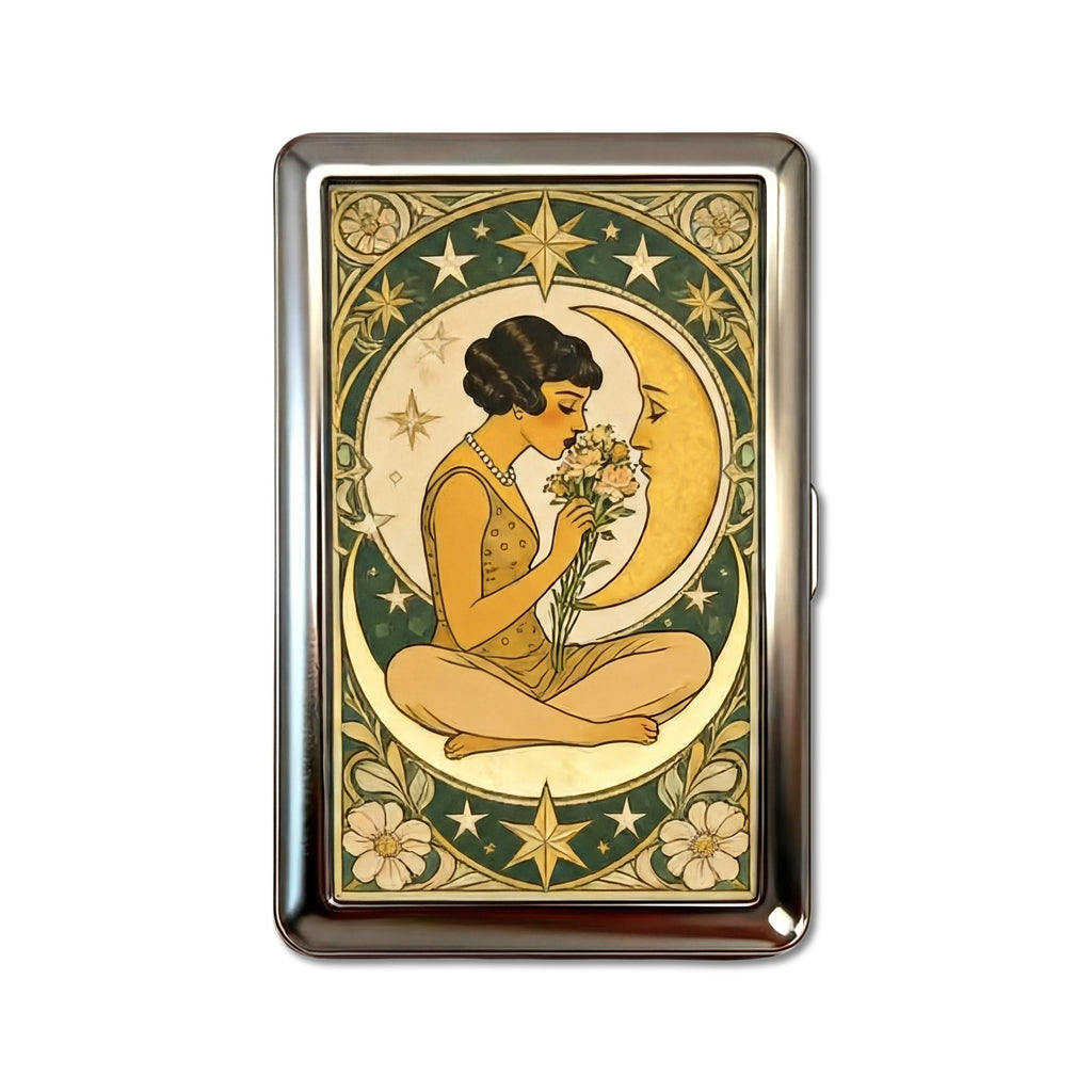 Flor de Media Luna — Cartera de Lata