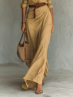 Talia — Vestido Largo Camisero