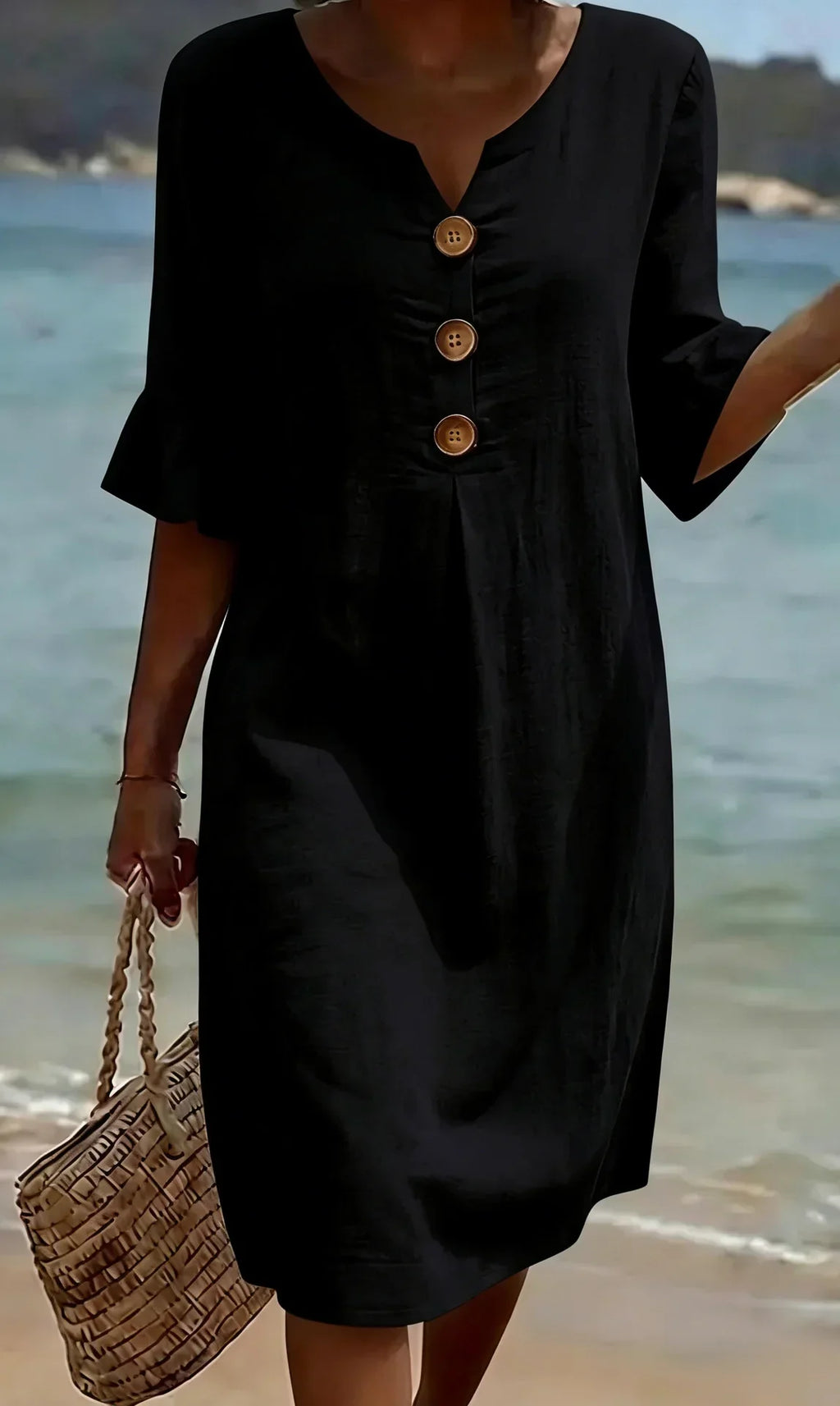 Vanesa - Vestido con textura