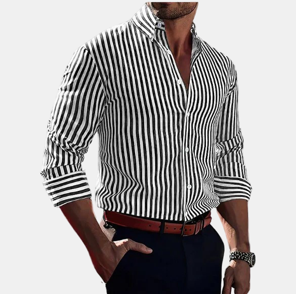 Alejandro - Camisa Elegante de Rayas