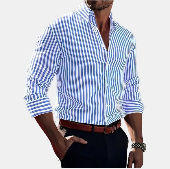 Alejandro - Camisa Elegante de Rayas