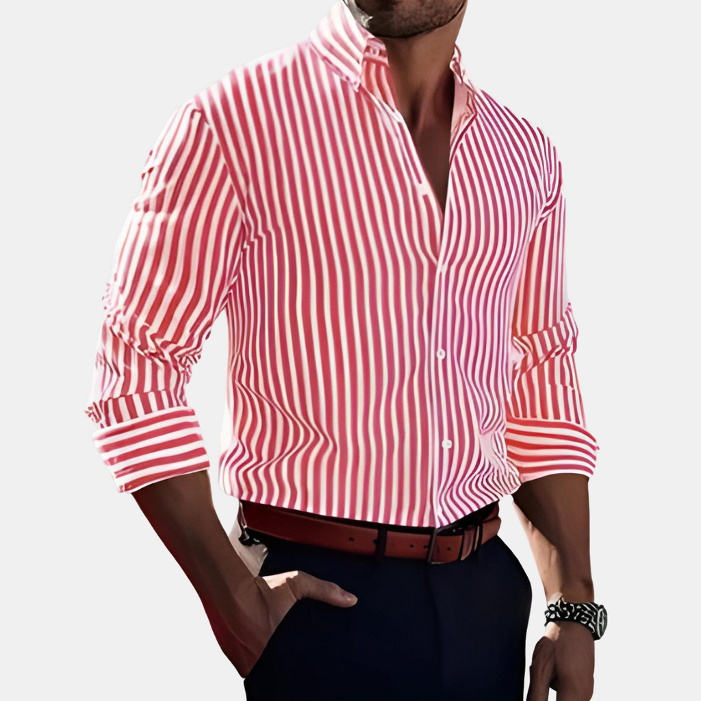 Alejandro - Camisa Elegante de Rayas