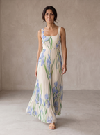 Oriah - Vestido largo con estampado floral