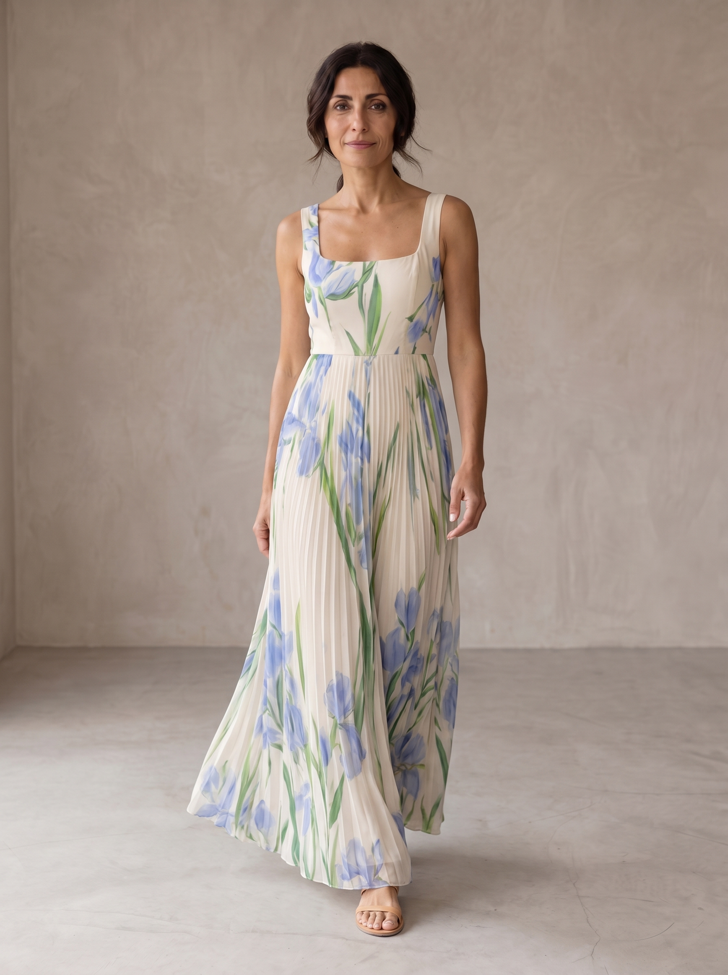 Oriah - Vestido largo con estampado floral