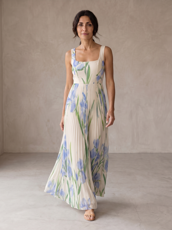 Oriah - Vestido largo con estampado floral