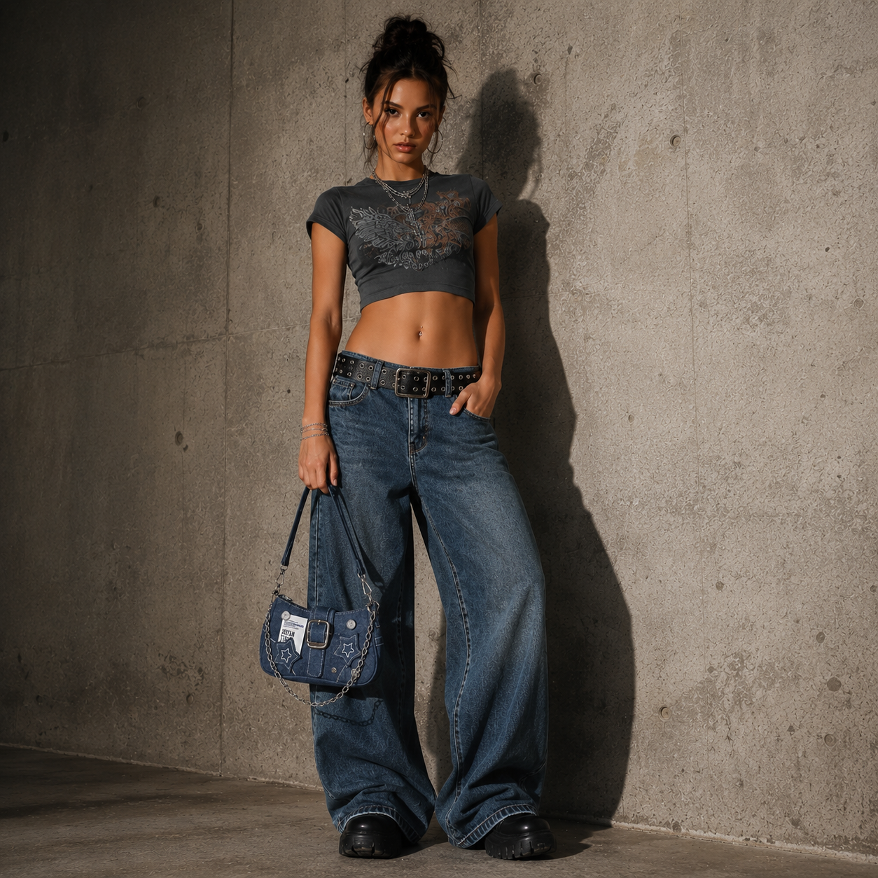 Nova — Bolso Denim Y2K