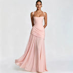 Iris — Vestido Largo Drapeado