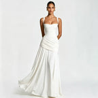 Iris — Vestido Largo Drapeado