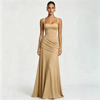 Iris — Vestido Largo Drapeado