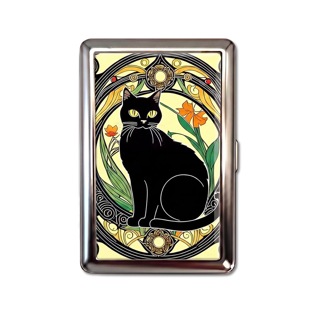 Gato Vitral — Cartera de Lata