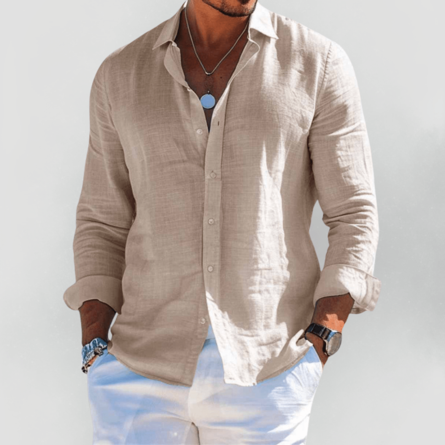 Riviera - Camisa de verano para hombre