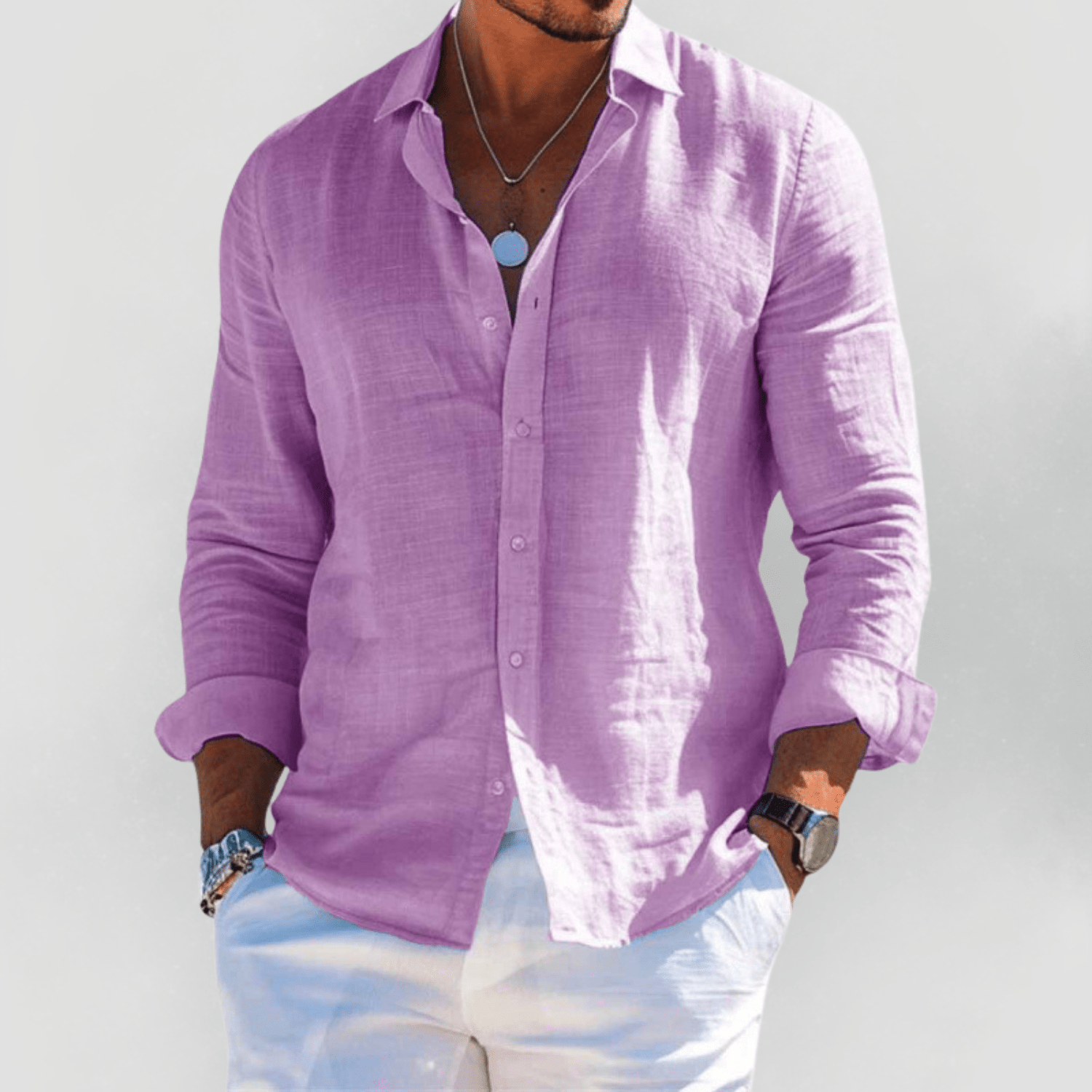 Riviera - Camisa de verano para hombre