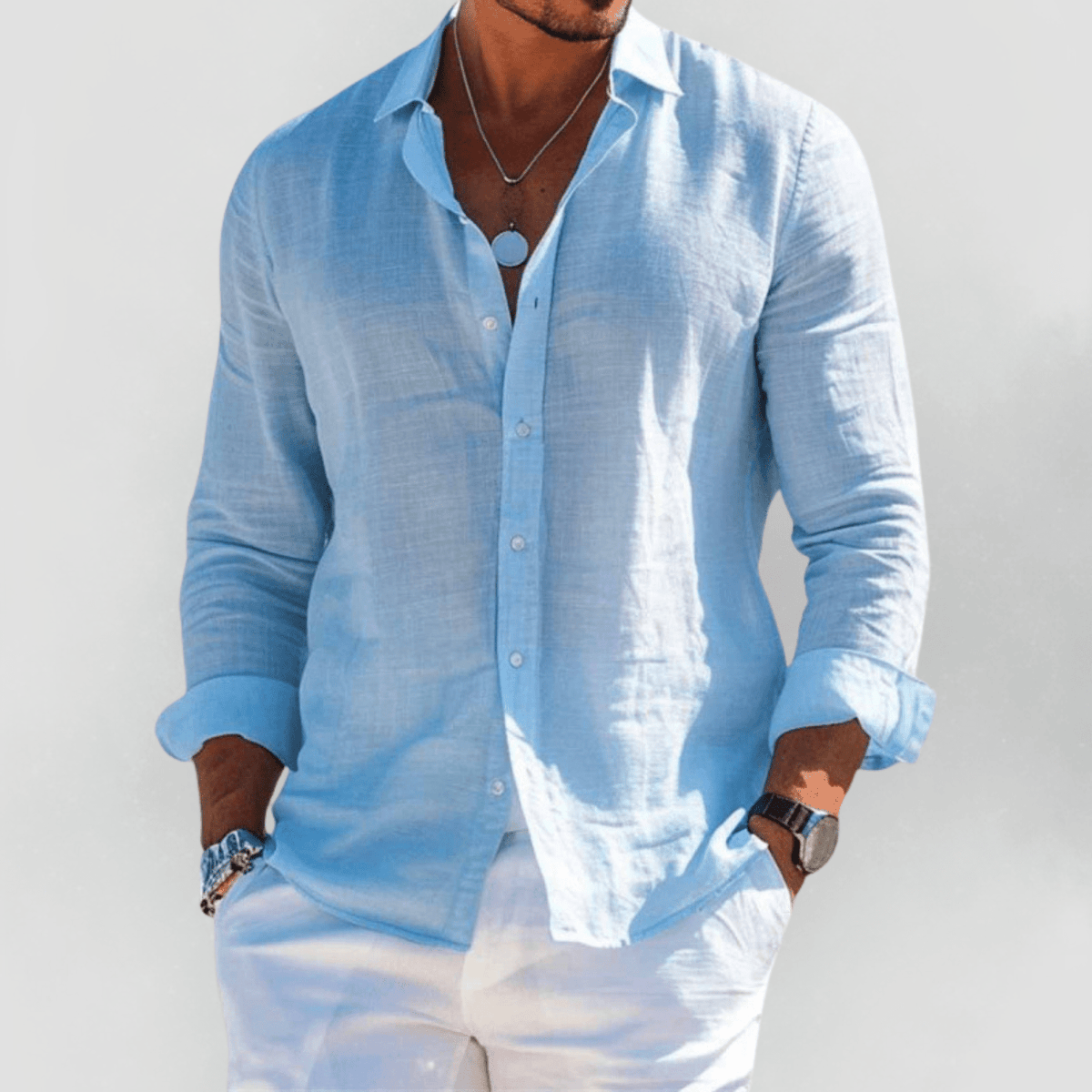 Riviera - Camisa de verano para hombre