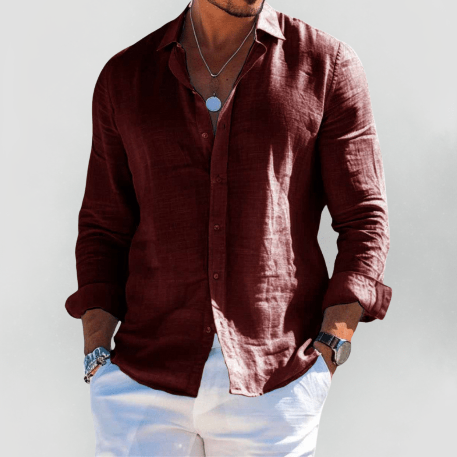 Riviera - Camisa de verano para hombre